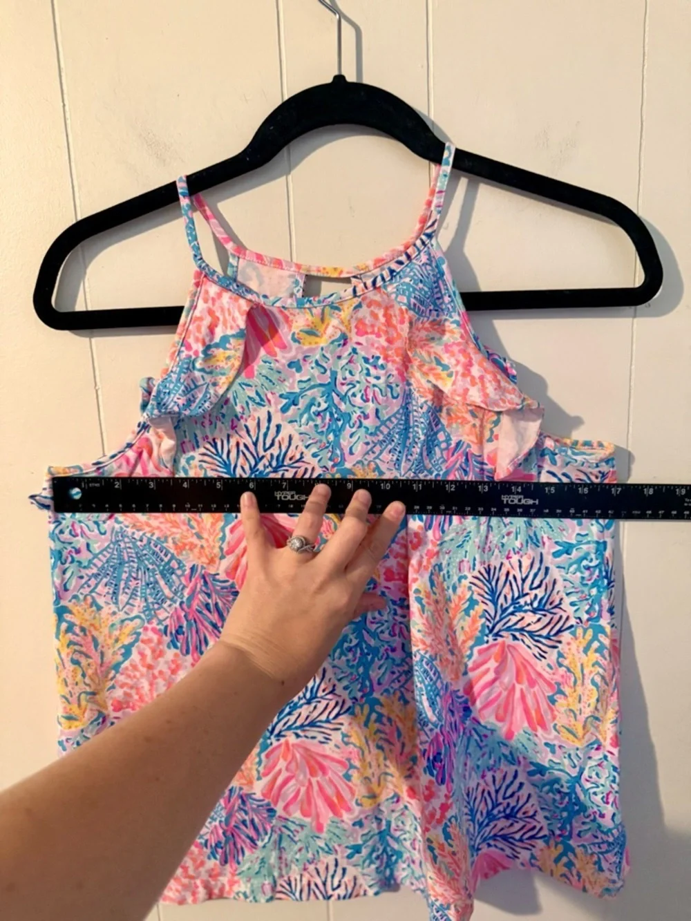 Lilly Pulitzer Billie Tank Top Color Multi Splashdance Size S
